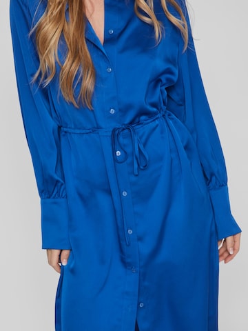 VILA - Vestido camisero en azul
