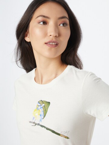 T-shirt 'It Birdy' Iriedaily en blanc