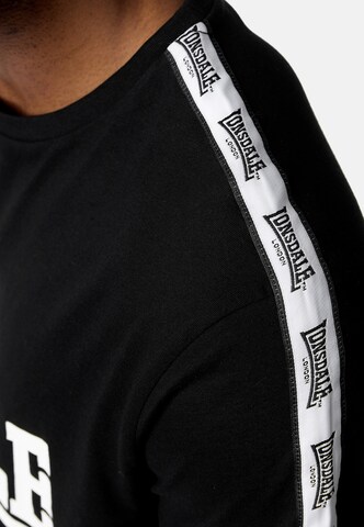 melns LONSDALE T-Krekls 'SHEVIOCK'