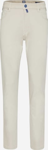 MEYER Slimfit Broek in Beige: voorkant