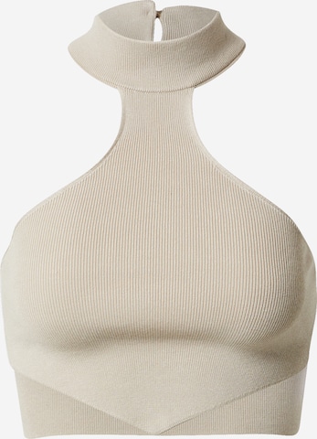 ABOUT YOU x Millane Knitted top in Beige: front