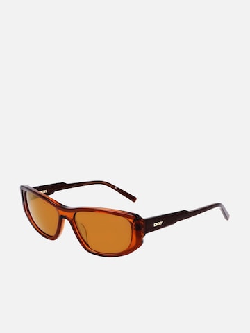 DKNY Sunglasses in Brown: front
