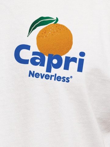 Neverless Shirt 'Capri Orange' in White