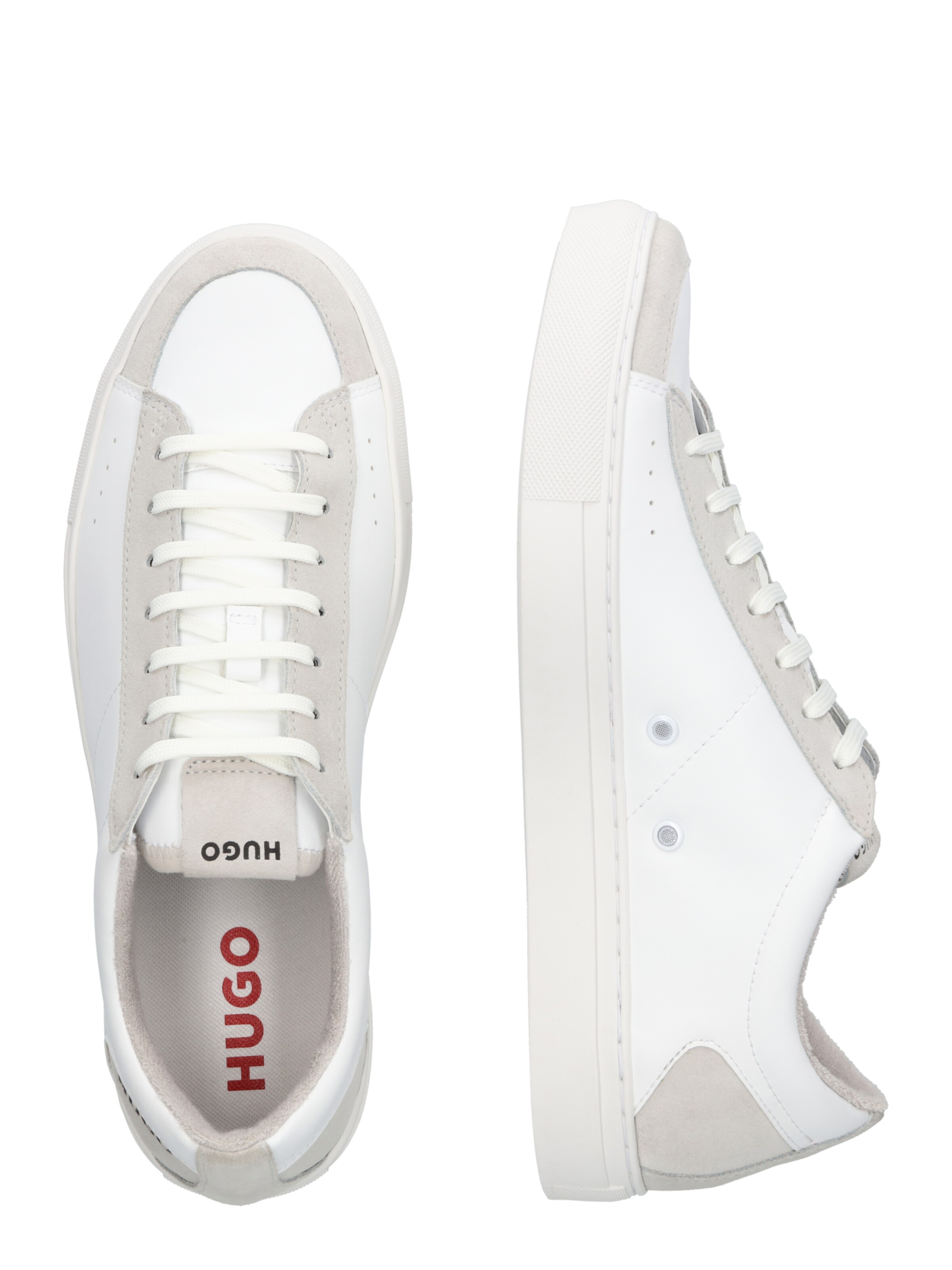 Männer Sneaker HUGO Sneaker 'Futurism' in Weiß, Wollweiß - WI91292 Männer Sneaker HUGO Sneaker 'Futurism' in Weiß, Wollweiß - WI91292