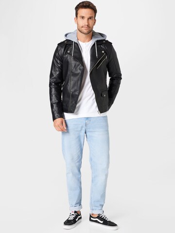 River Island Between-Season Jacket in Black