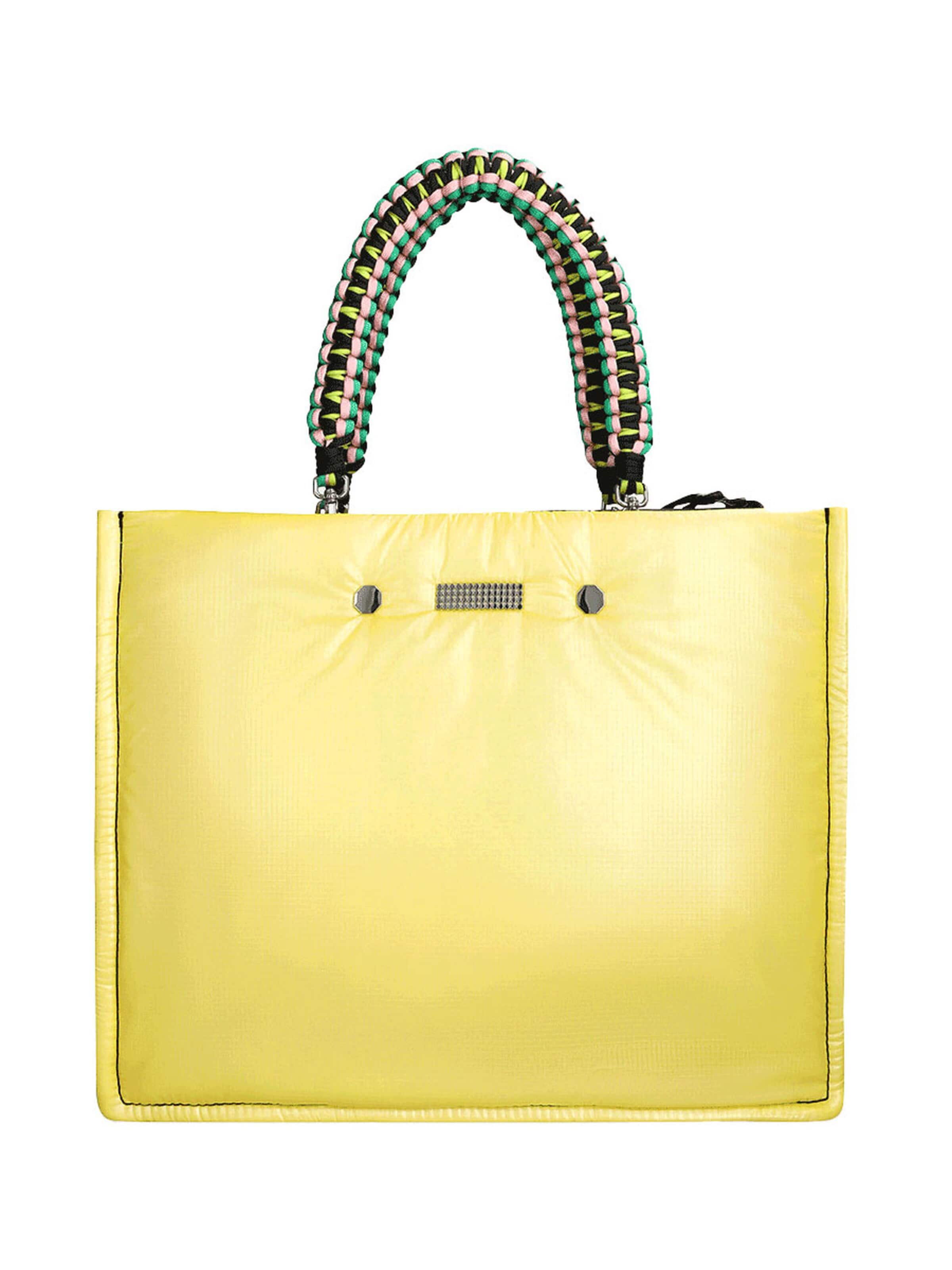 Clio Handbag 'FLEX NYLON' in Yellow: front