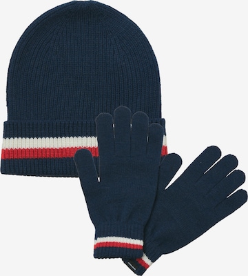 JACK & JONES Čepice 'JACMAKE' – modrá: přední strana