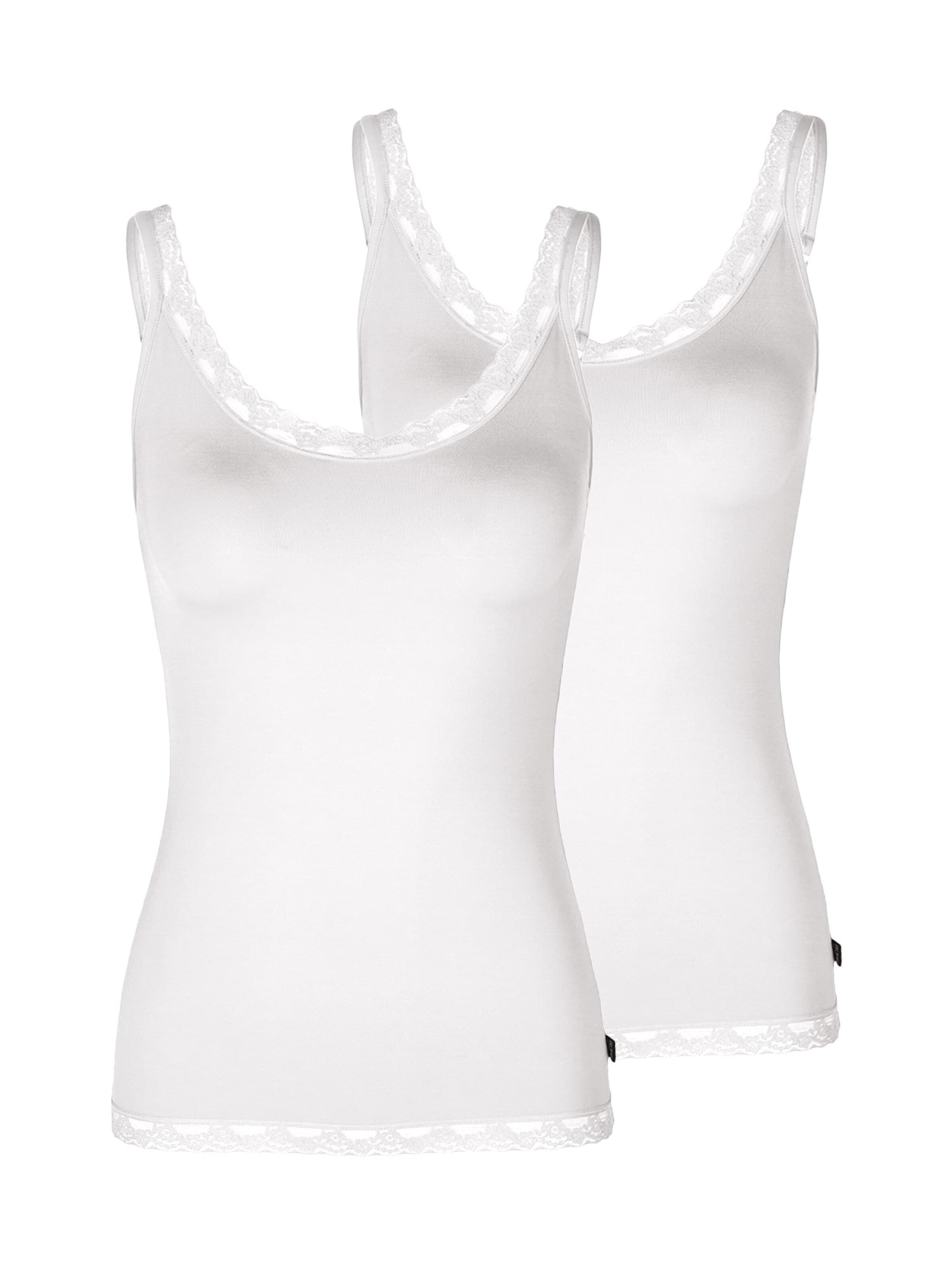 like it! Undershirt 'Olivia' in White: front