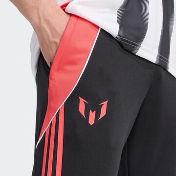 ADIDAS PERFORMANCE Slimfit Sportbroek 'Messi' in Zwart