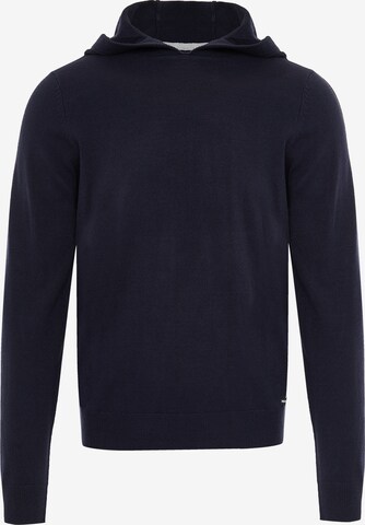 Pull-over 'Ravensdale' Threadbare en bleu : devant