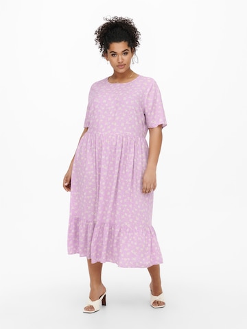 Robe ONLY Carmakoma en violet : devant