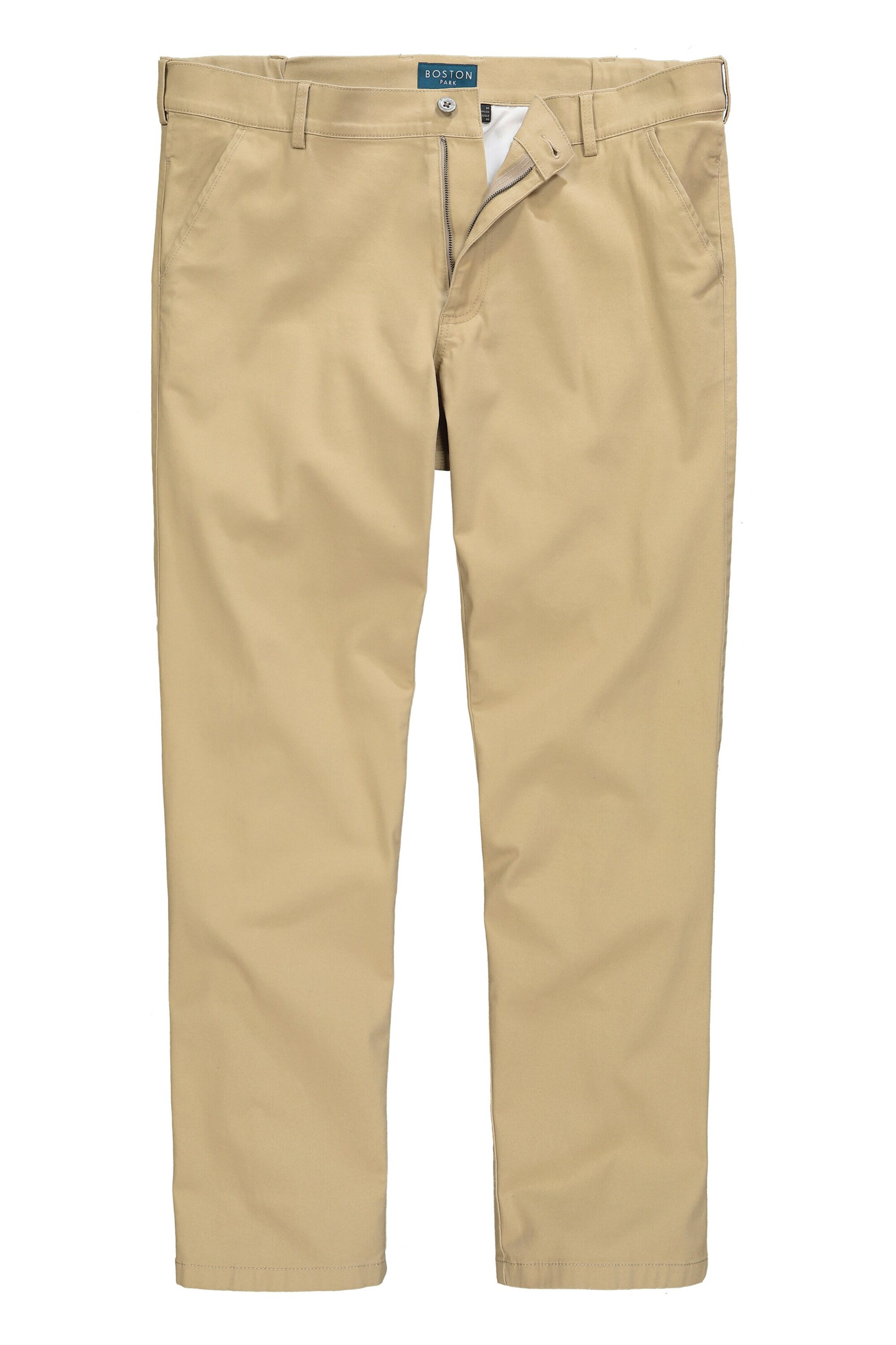 Boston Park Chino in Beige: voorkant