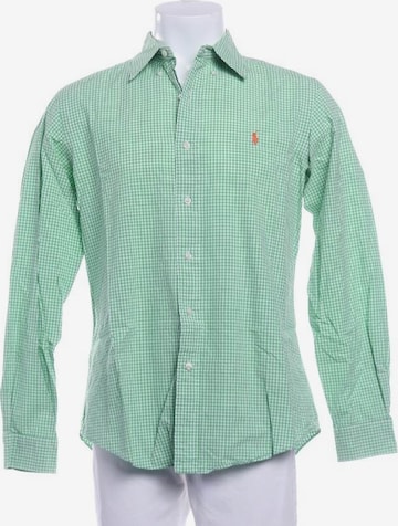 Polo Ralph Lauren Freizeithemd / Shirt / Polohemd langarm M in Grün: predná strana