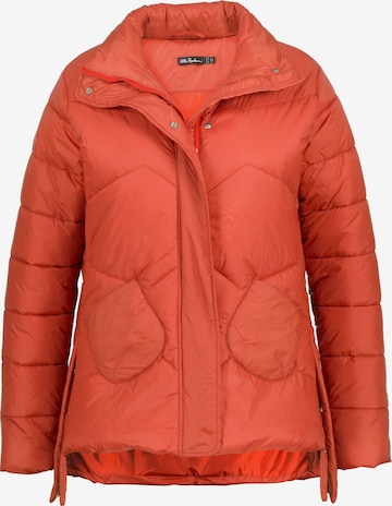 Ulla Popken Between-Season Jacket in Orange: front