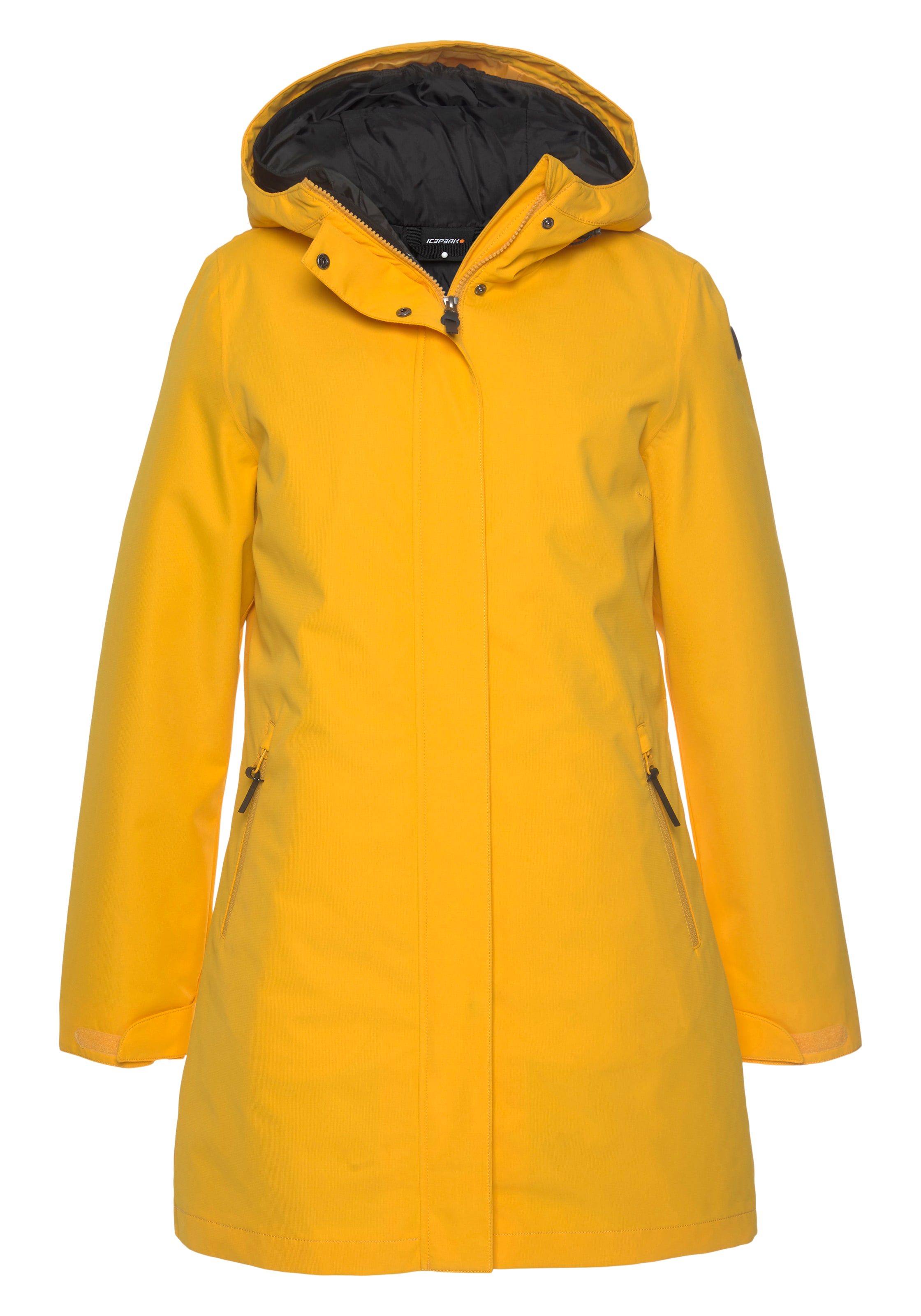 ICEPEAK Funktionsmantel in Gelb: Vorderseite
