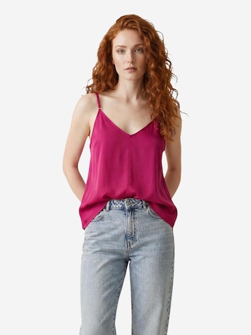Top 'Onlmadeli Oaklyn Strap Wvn 15373599' di ONLY in rosa: frontale