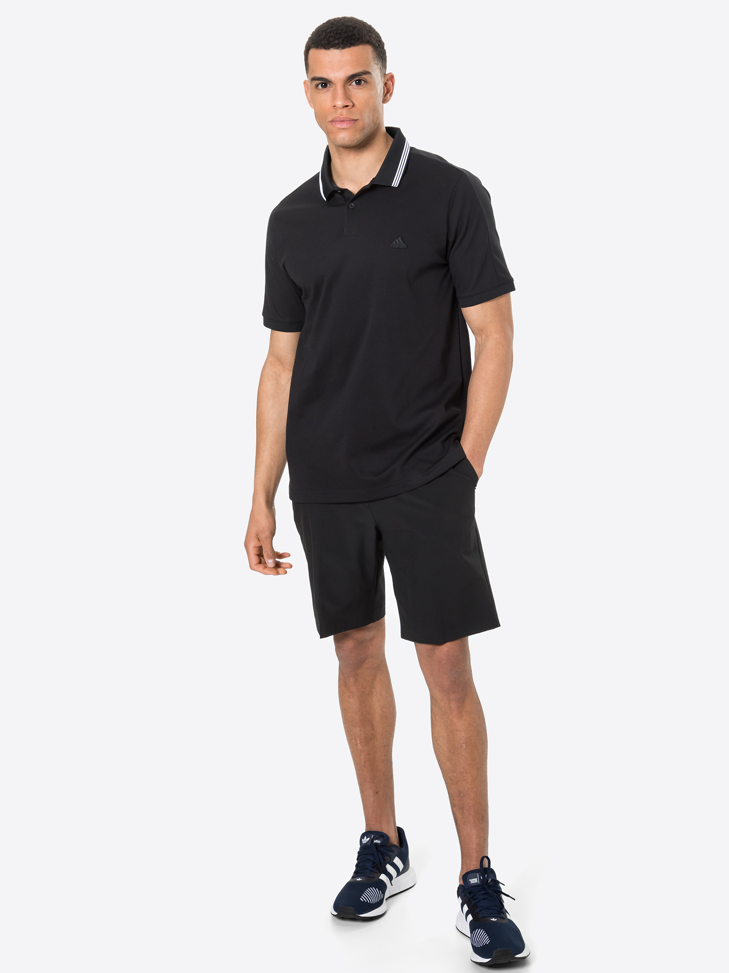 Sport cyAcM adidas Golf Koszulka funkcyjna GO-TO w kolorze Czarnym 