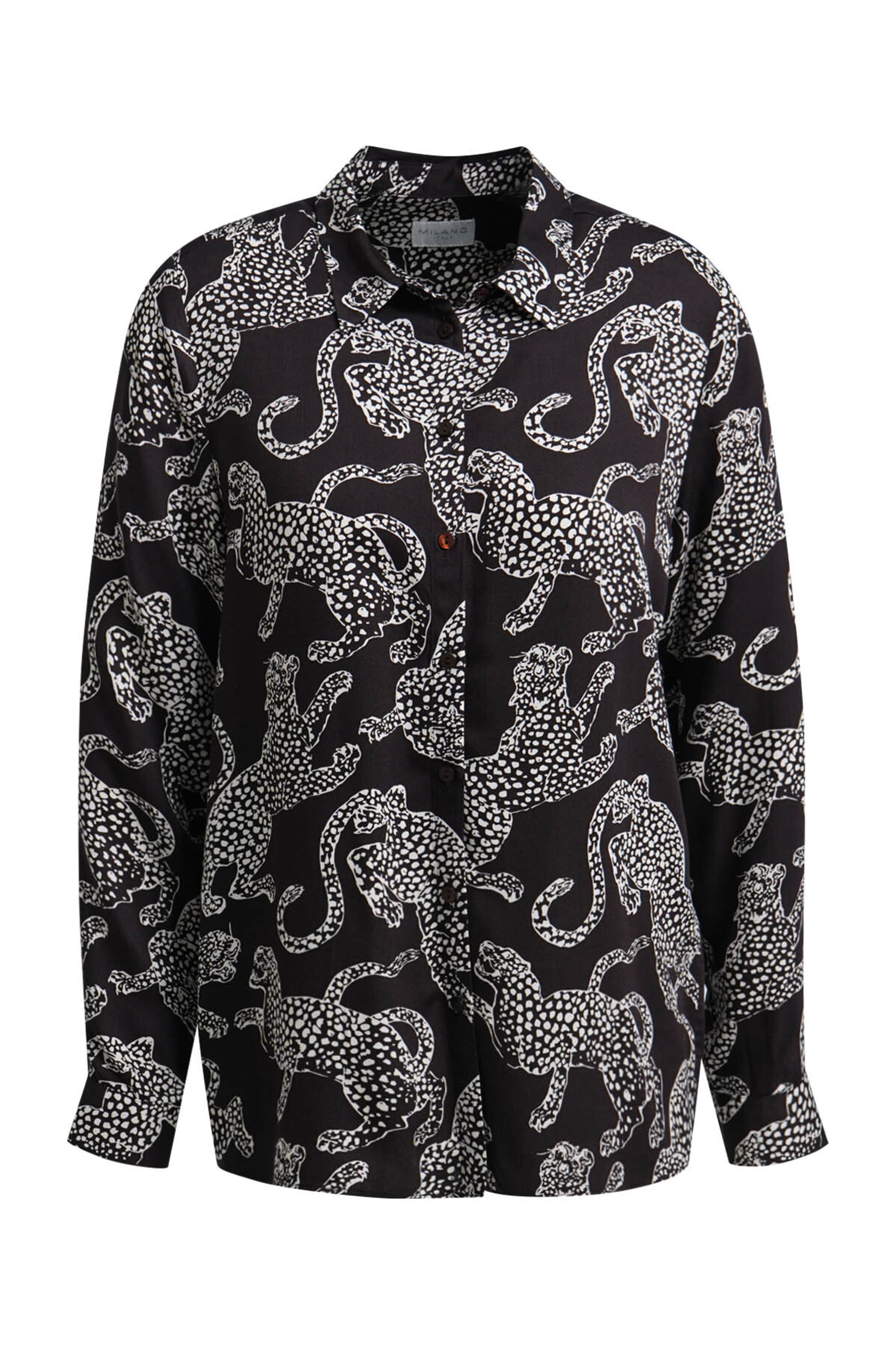Milano Italy Blouse in Brown: front