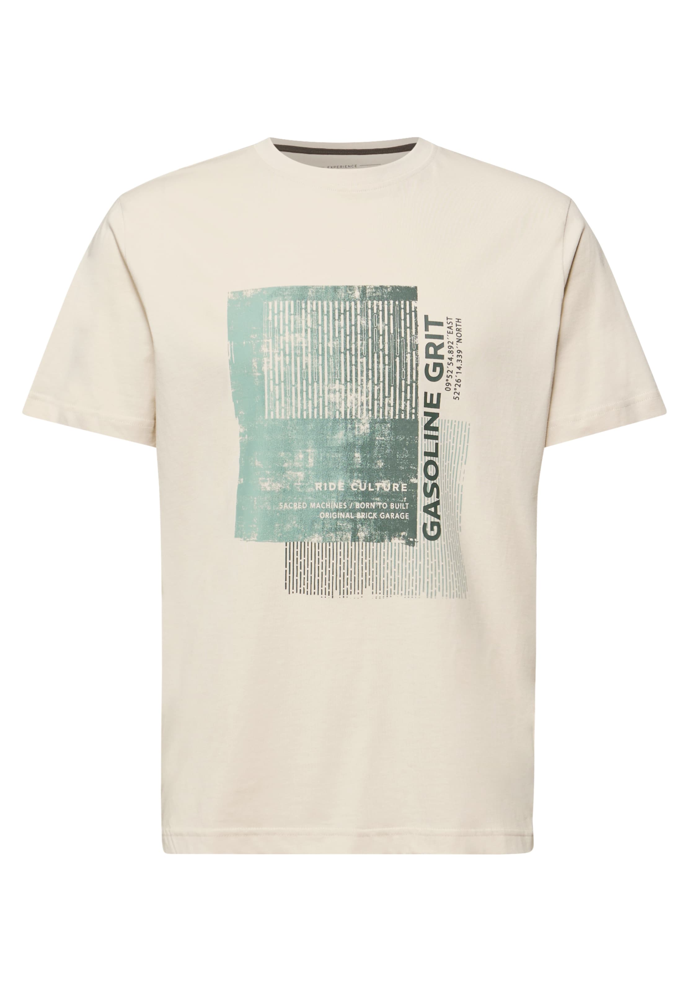 Street One MEN Shirt in Beige: front