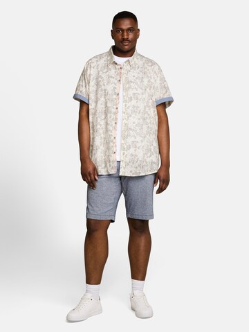 TOM TAILOR Men + Regular Fit Hemd in Beige