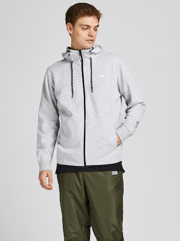 JACK & JONES Sweatjacke 'Air' in Grau: predná strana