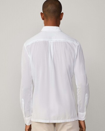 Coupe regular Chemise Hackett London en blanc