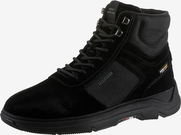 TOMMY HILFIGER Veterboots in Zwart: voorkant