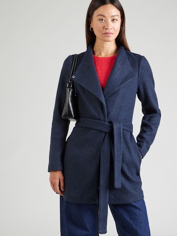VERO MODA - Abrigo de entretiempo 'VMBRUSHED NORA' en azul: frente