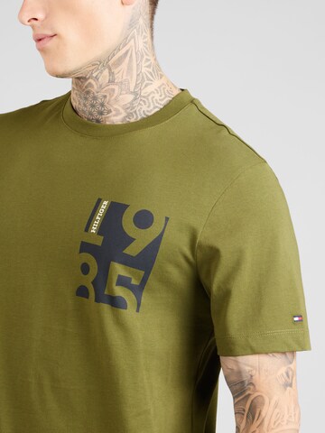 TOMMY HILFIGER Tričko – zelená