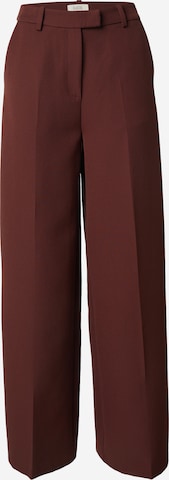 RÆRE by Lorena Rae Loosefit Pantalon 'Elektra' in Bruin: voorkant