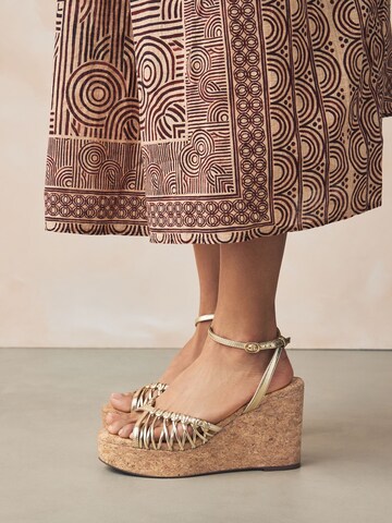 Sandales à lanières 'Forever Comfort' Next en or