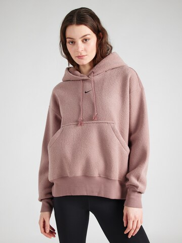 Nike SportswearSweater majica 'Phoenix' - roza boja: prednji dio