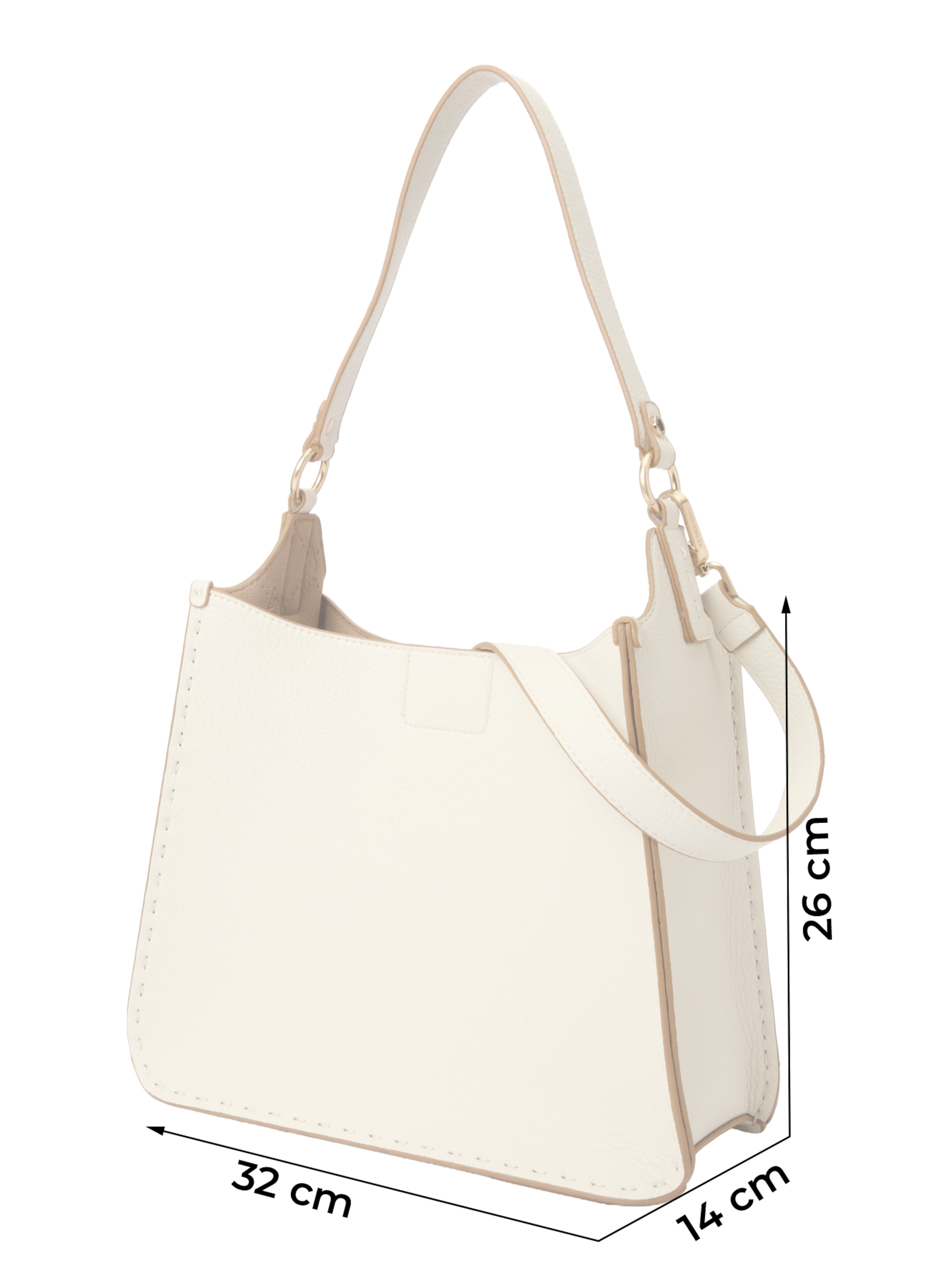 Geantă de umăr de la U.S. POLO ASSN. pe alb