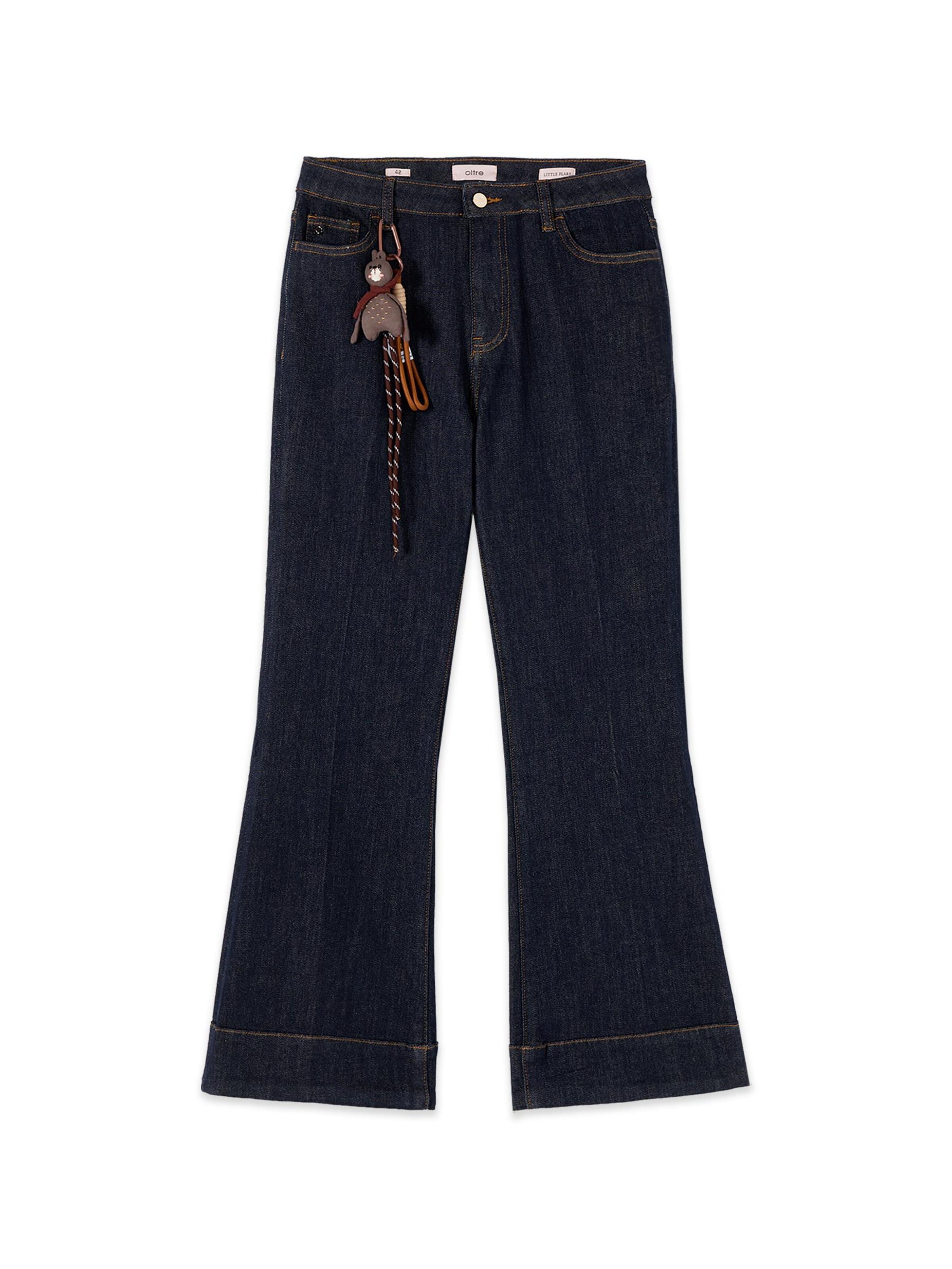 Flared Jeans di oltre in blu: frontale