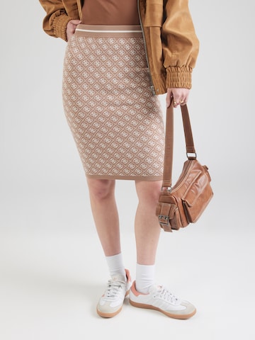 GUESS Kjol 'LISE' i beige: framsida