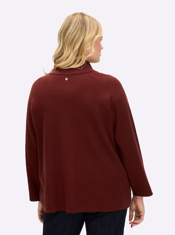 SHEEGO Strickjacke in Rot