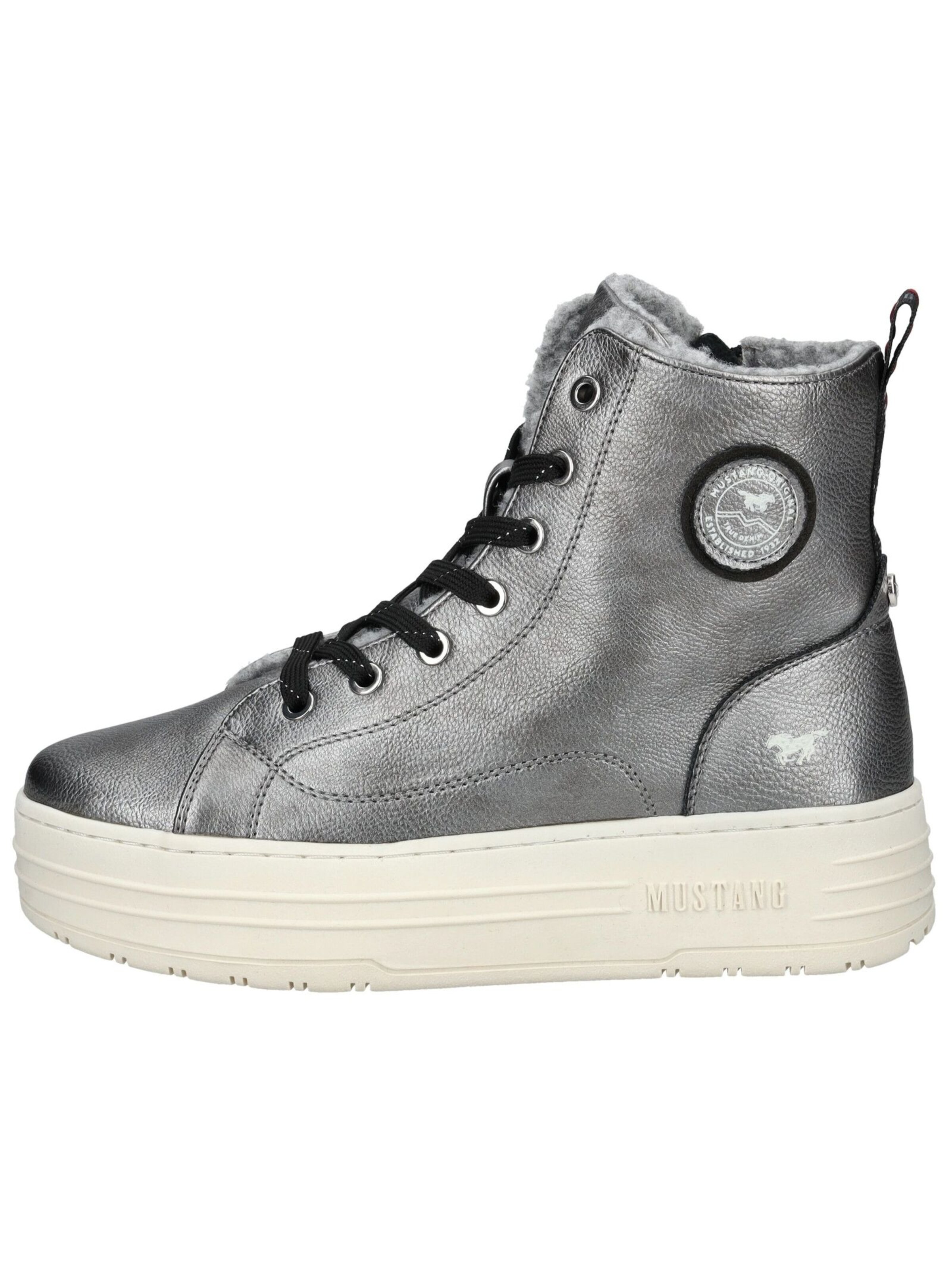 MUSTANG Sneaker in Silber
