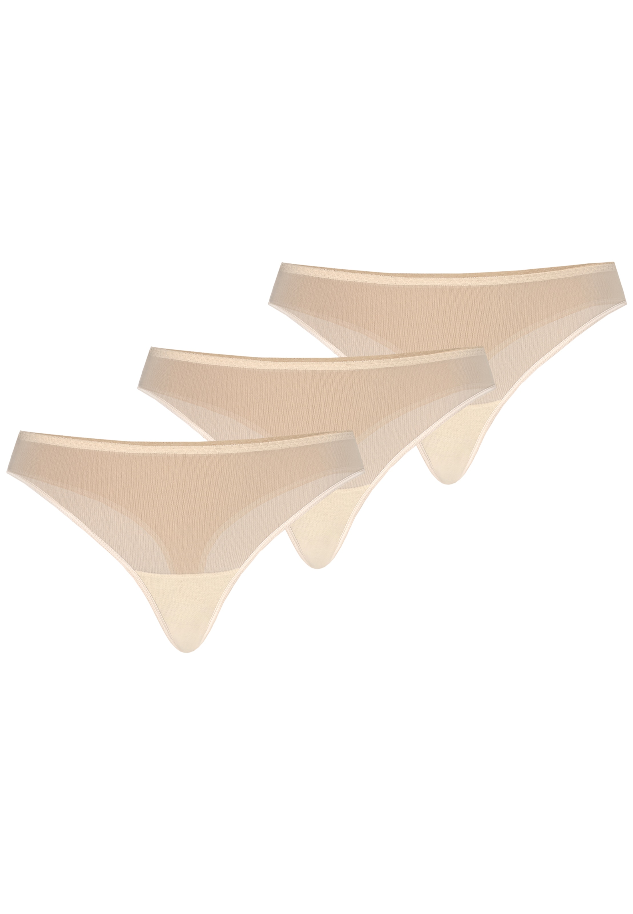 TEYLI Стринги 'Nikola' в Бежевый: спереди