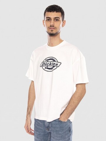 DICKIES Shirt 'Forth Shaw Tee Ss Egret -- Men's Crew Neck T-Shirt White Men's' in White: front