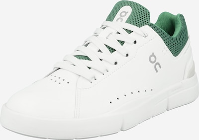 On Sneaker low 'THE ROGER' i sølvgrå / grøn / hvid, Produktvisning