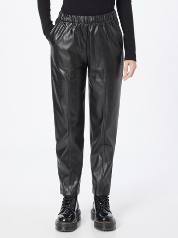 GAP Tapered Trousers in Black: front