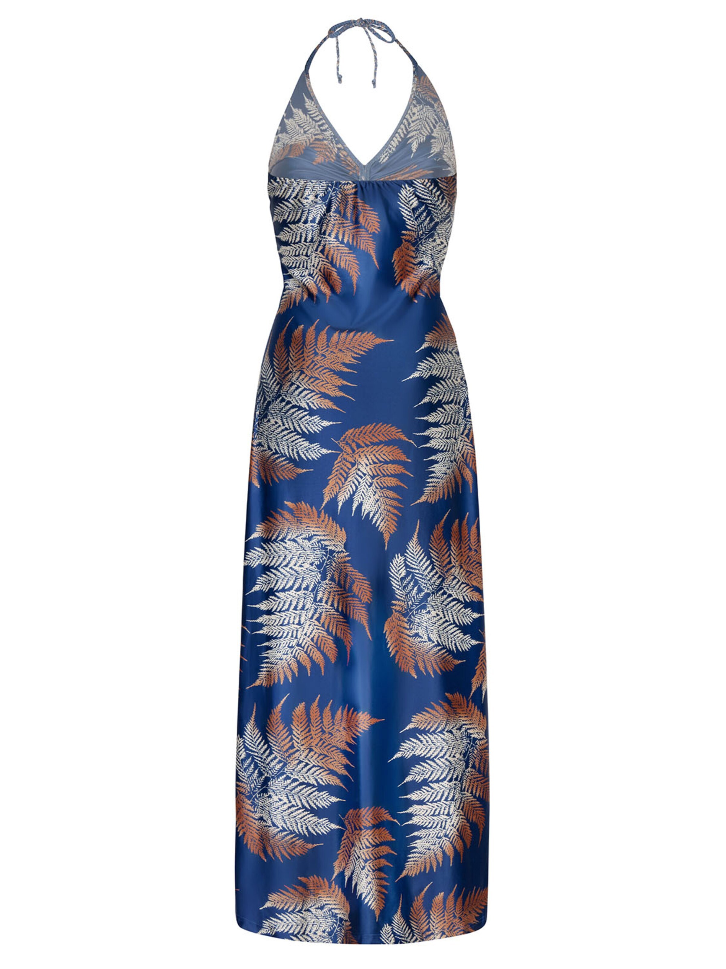 Chic by Lirette Jurk 'Halter dress Boquete' in Blauw