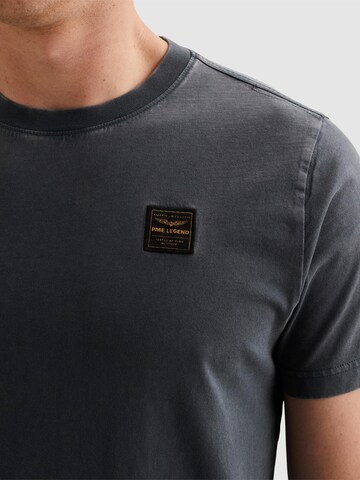 PME Legend Paita 'T-shirt in a cotton blend with garment-dye wash' värissä sininen