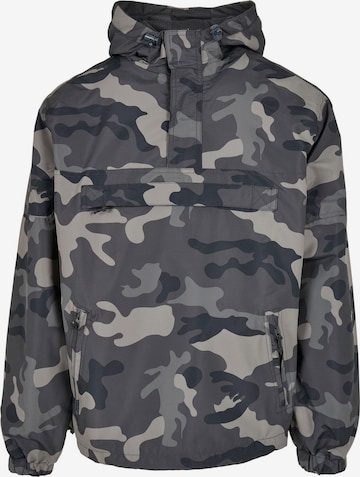 Brandit Between-Season Jacket in Grey: front