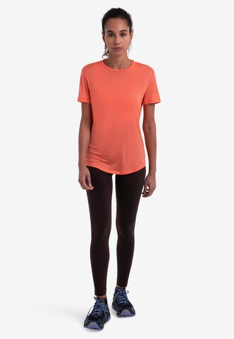 ICEBREAKER Performance shirt 'Cool-Lite Sphere III' in Orange