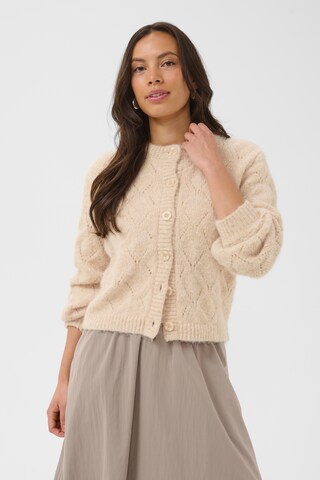SAINT TROPEZ - Cárdigan en beige: frente