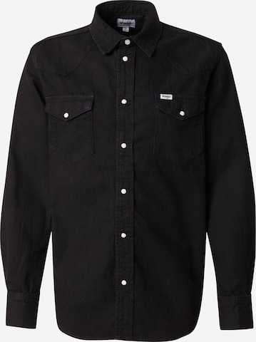 WRANGLER Srajca 'WESTERN SHIRT' | črna barva: sprednja stran