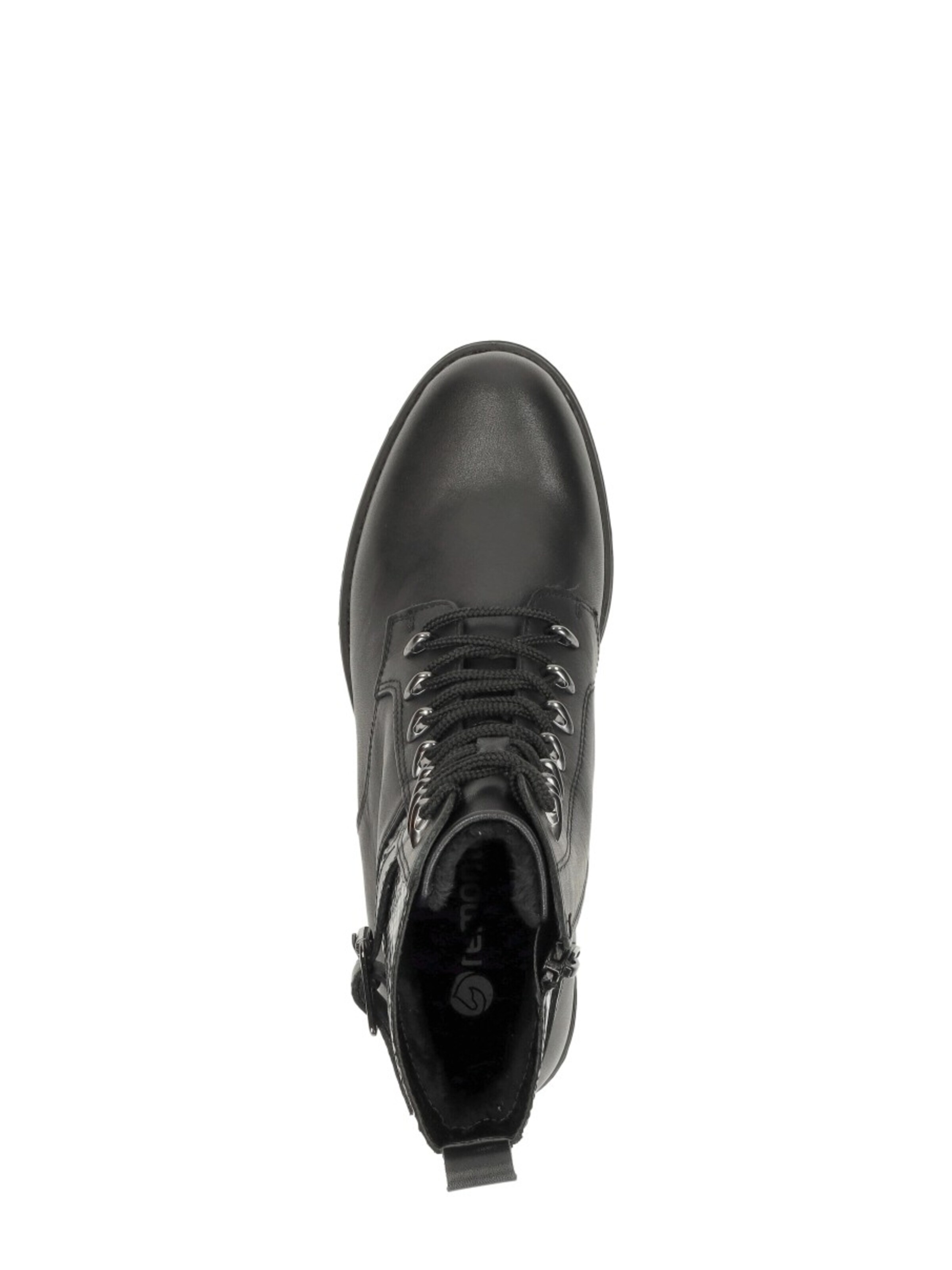 REMONTE Lace-up bootie in Black