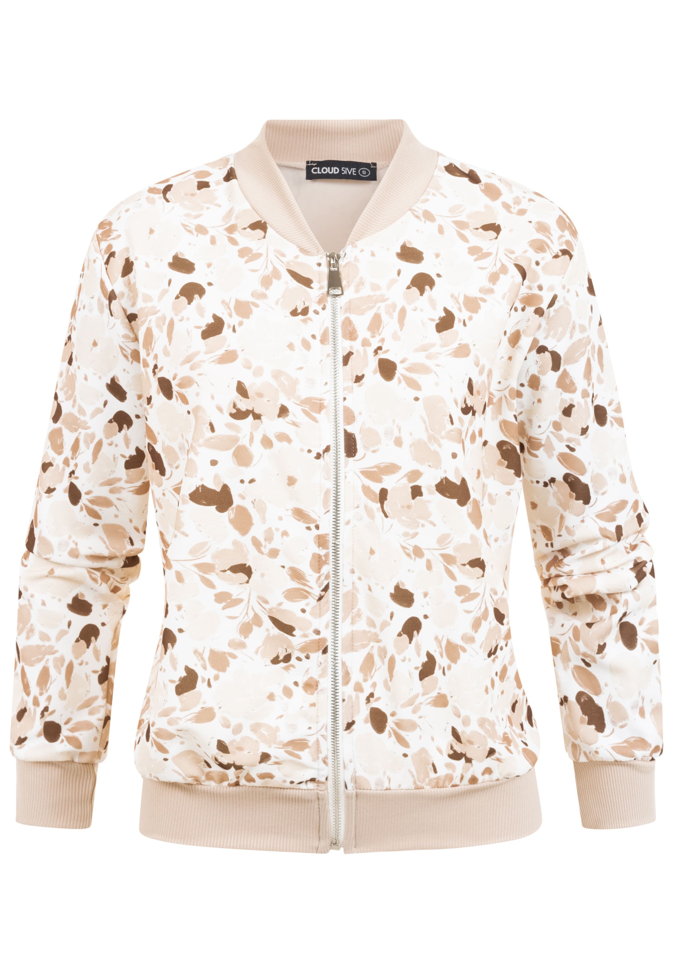Cloud5ive Jacke in Beige: Vorderseite