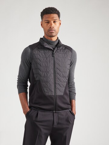 Gilet sportivo 'V_Wilder' di BOSS in nero: frontale